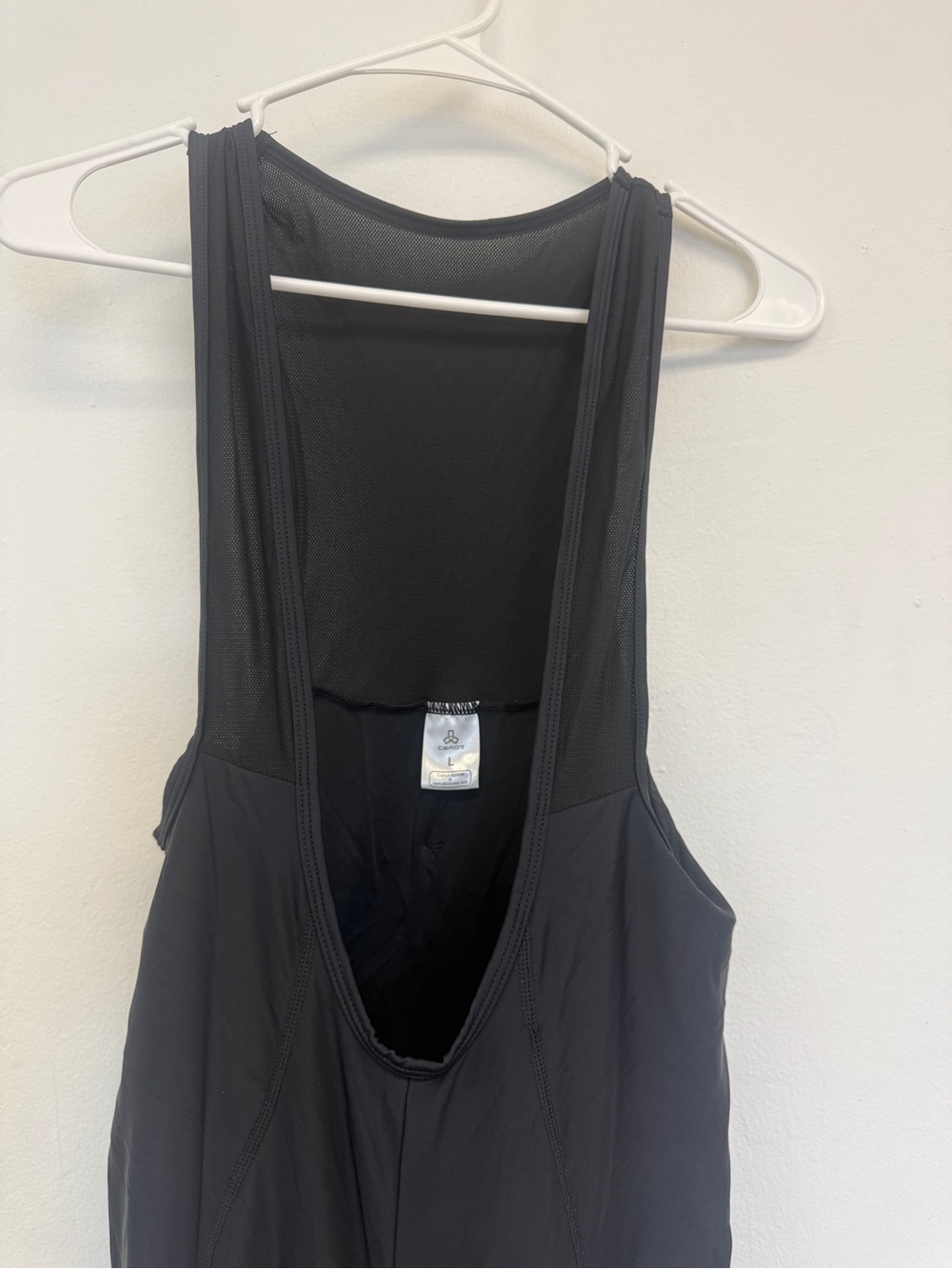 Women’s Black Performance Bib Joggers - Picture 2 of 6